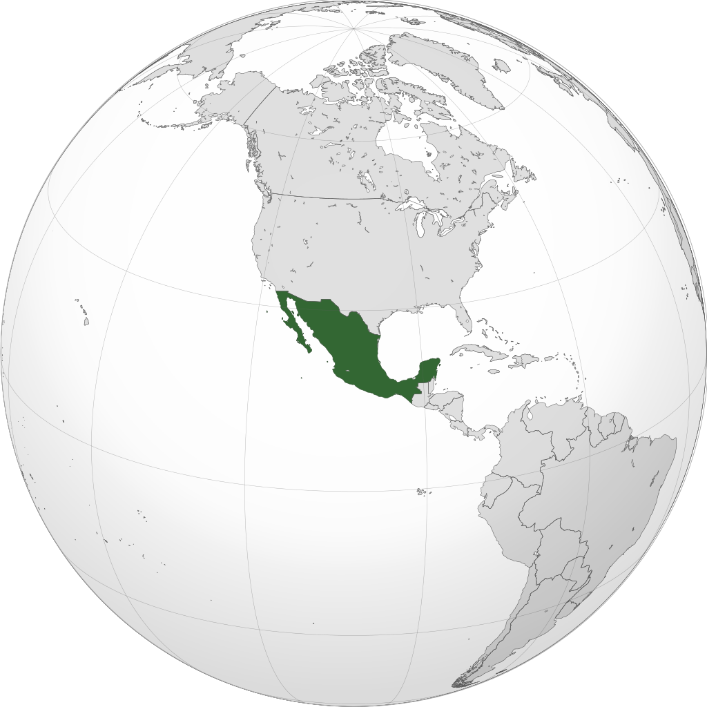 Ubicación de México