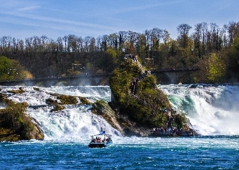 Paisajes de Suiza – Rheinfall o Cataratas del Rin