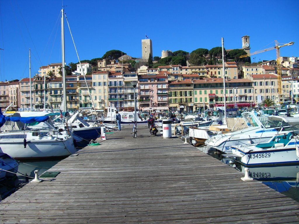 Puerto viejo de Cannes.
