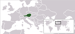 Austria ubicación