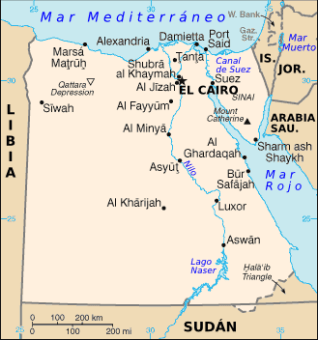 Egipto Mapa