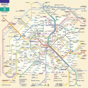 Plano del Metro de París