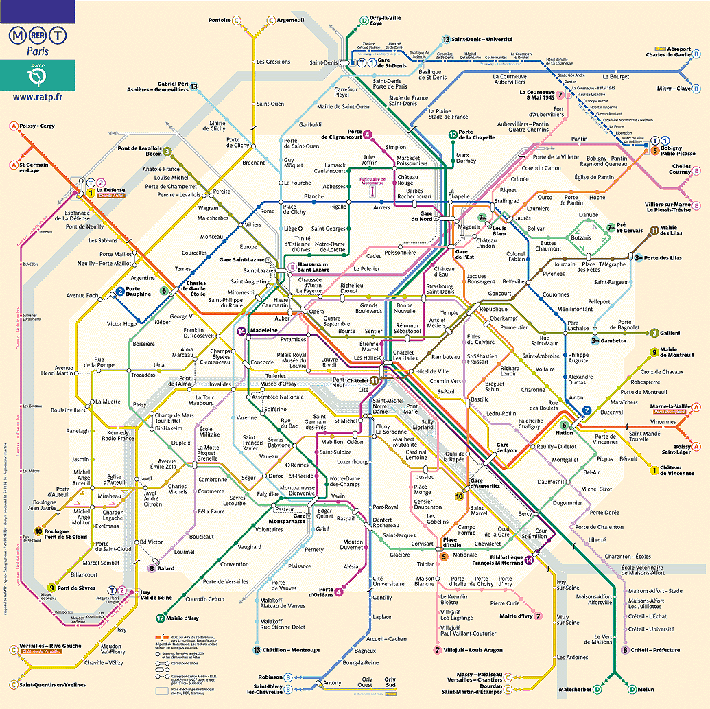 Metro de París - Turismo.org