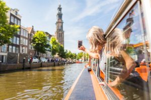Viaje en barco en Ámsterdam