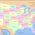 Mapa Estados de EEUU