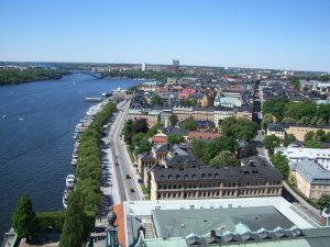 Ciudad de Estocolmo en Suecia