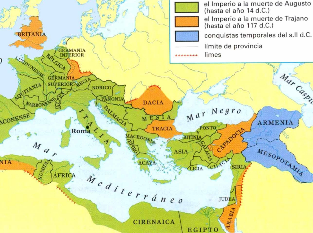 Mapa Do Império Romano - LIBRAIN