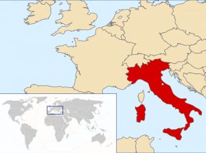 mapa de italia para imprimir