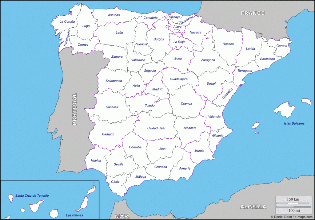 Mapa de las provincias españolas