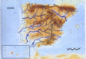 mapa rios de españa