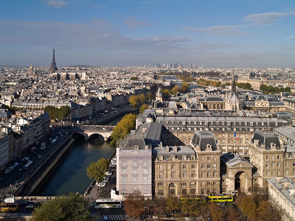 Vista panorámica de París