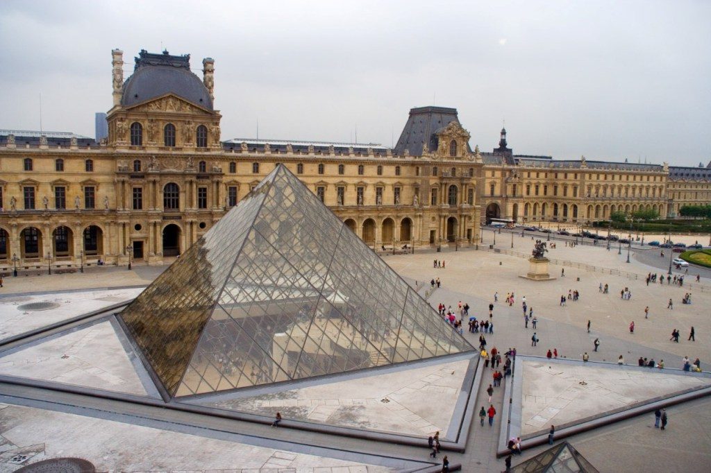 Vista del Museo de Louvre