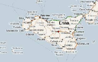 Mapa de Enna