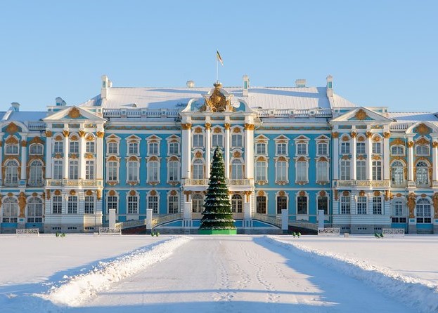 Palacio de Invierno en San Petersburgo, Rusia