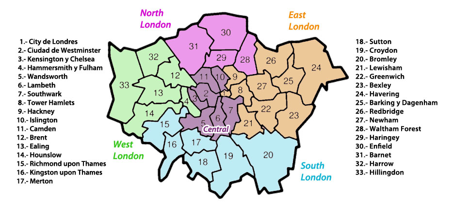 Distritos de Londres