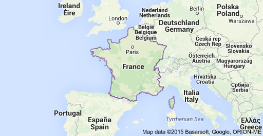 Mapa de Francia