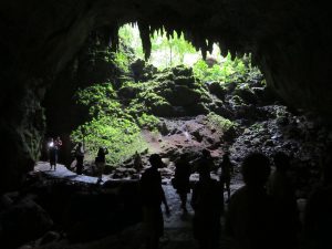 Entrada de la Cueva Clara (brillante cueva), Parque de las Cavernas del Río Camuy-Puerto Rico.